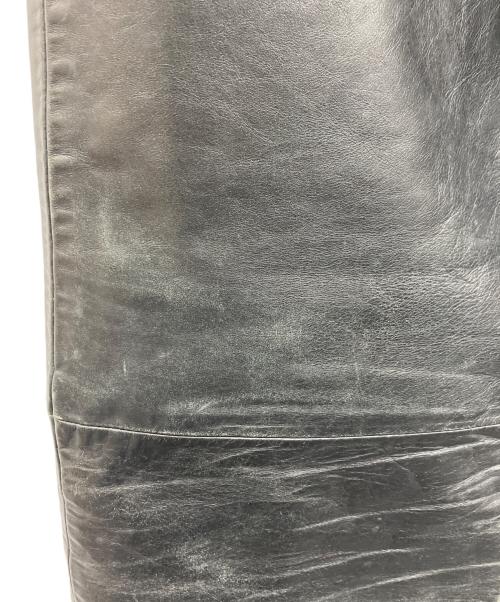 GAP（ギャップ）GAP (ギャップ) boot fit LEATHER パンツ ブラック サイズ:31×32の古着・服飾アイテム