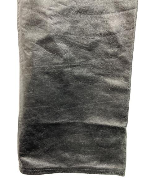 GAP（ギャップ）GAP (ギャップ) boot fit LEATHER パンツ ブラック サイズ:31×32の古着・服飾アイテム