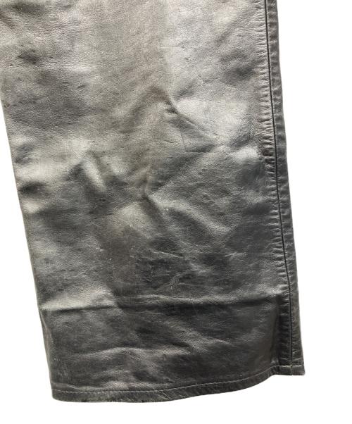GAP（ギャップ）GAP (ギャップ) boot fit LEATHER パンツ ブラック サイズ:31×32の古着・服飾アイテム