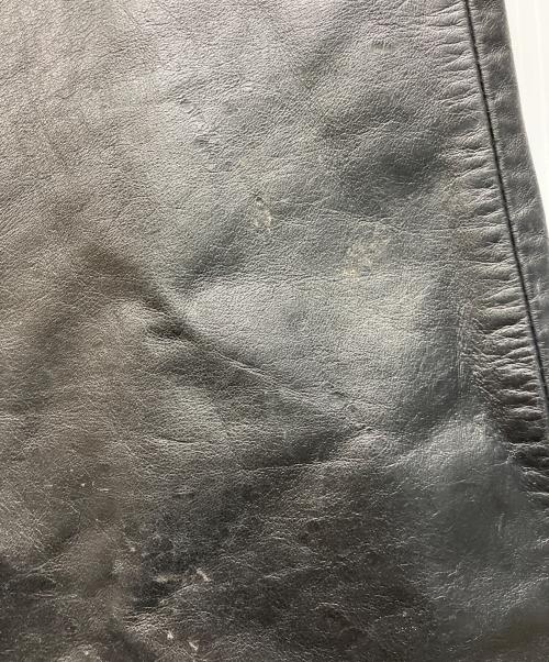 GAP（ギャップ）GAP (ギャップ) boot fit LEATHER パンツ ブラック サイズ:31×32の古着・服飾アイテム