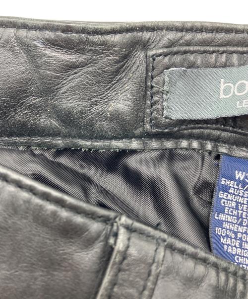 GAP（ギャップ）GAP (ギャップ) boot fit LEATHER パンツ ブラック サイズ:31×32の古着・服飾アイテム