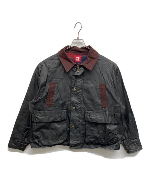 Sourcream（サワークリーム）Sourcream (サワークリーム) 襟コーデュロイハンティングジャケット ブラック サイズ:Freeの古着・服飾アイテム