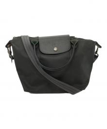 LONGCHAMP（ロンシャン）の古着「2WAY  ル プリアージュ ネオS」｜グレー