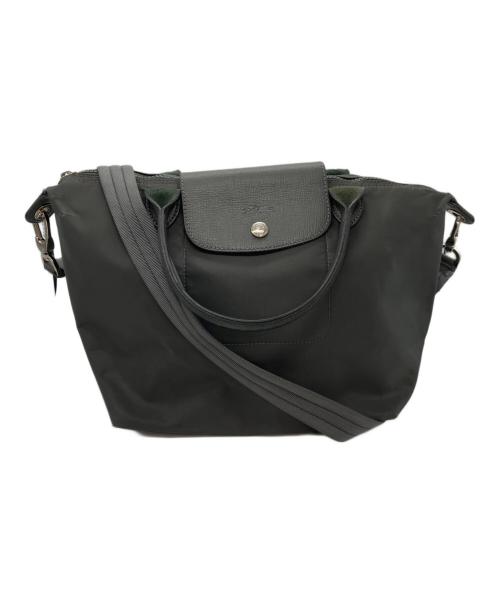 LONGCHAMP（ロンシャン）LONGCHAMP (ロンシャン) 2WAY  ル プリアージュ ネオS グレー サイズ:下記参照の古着・服飾アイテム
