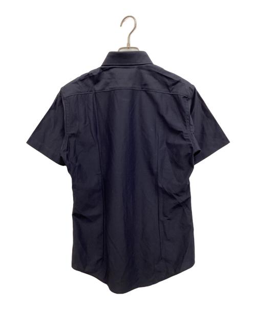 BLACK LABEL CRESTBRIDGE（ブラックレーベル クレストブリッジ）BLACK LABEL CRESTBRIDGE (ブラックレーベル クレストブリッジ) ボタンダウンシャツ ネイビー サイズ:Mの古着・服飾アイテム