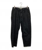 COOTIE PRODUCTIONSクーティープロダクツ）の古着「Splatter Print OX 2 Tuck Easy Pants」｜ブラック