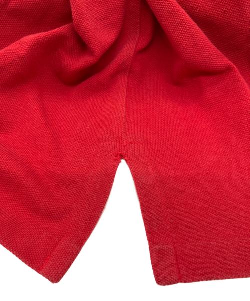 POLO RALPH LAUREN（ポロ・ラルフローレン）POLO RALPH LAUREN (ポロ・ラルフローレン) エンブレム刺繍ポロシャツ レッド サイズ:Lの古着・服飾アイテム