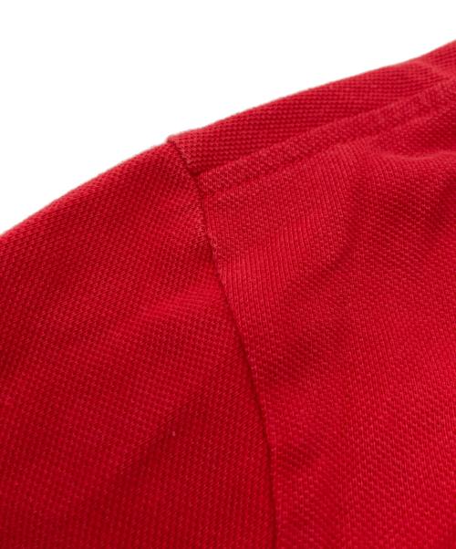 POLO RALPH LAUREN（ポロ・ラルフローレン）POLO RALPH LAUREN (ポロ・ラルフローレン) エンブレム刺繍ポロシャツ レッド サイズ:Lの古着・服飾アイテム