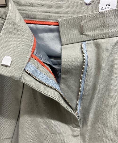 PS Paul Smith（ＰＳポールスミス）PS Paul Smith (ＰＳポールスミス) 洗えるウエストコード コクーンパンツ オリーブ サイズ:38の古着・服飾アイテム