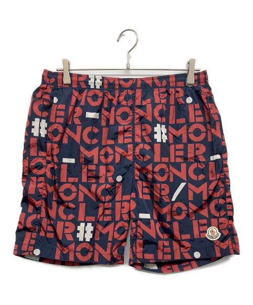 MONCLER GENIUS（モンクレール ジーニアス）MONCLER GENIUS (モンクレール ジーニアス) PANTALONE BERMUDA レッド サイズ:46の古着・服飾アイテム