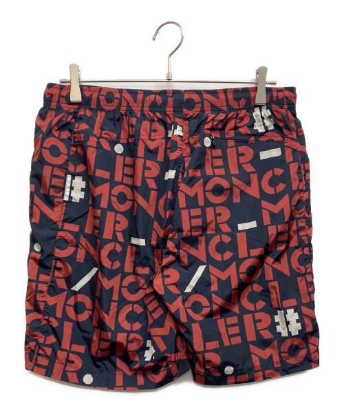 MONCLER GENIUS（モンクレール ジーニアス）MONCLER GENIUS (モンクレール ジーニアス) PANTALONE BERMUDA レッド サイズ:46の古着・服飾アイテム