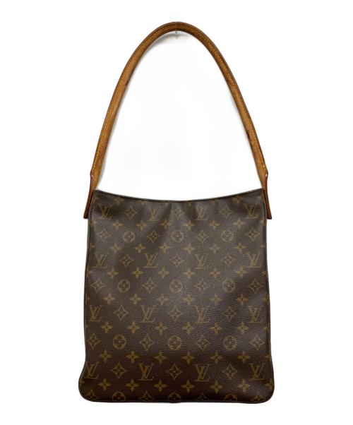 LOUIS VUITTON（ルイ ヴィトン）LOUIS VUITTON (ルイ ヴィトン) モノグラム	ルーピングGMショルダーバッグ ブラウン サイズ:下記参照の古着・服飾アイテム