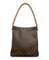 LOUIS VUITTON（ルイ ヴィトン）の古着「モノグラム	ルーピングGMショルダーバッグ」｜ブラウン
