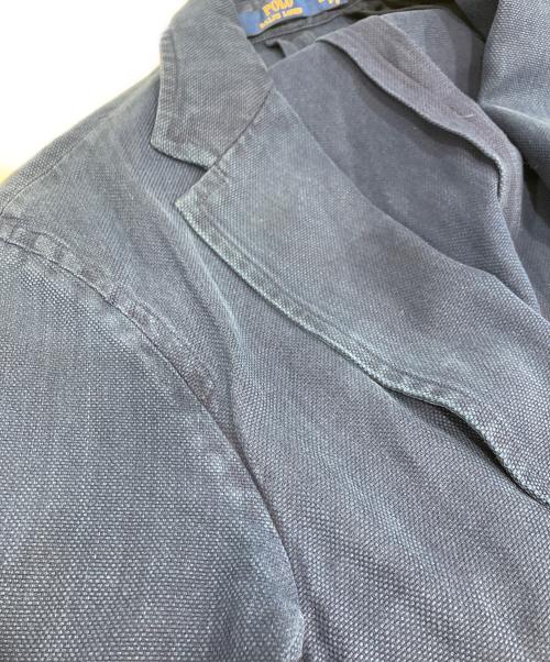 POLO RALPH LAUREN（ポロ・ラルフローレン）POLO RALPH LAUREN (ポロ・ラルフローレン) コットンテーラードジャケット インディゴ サイズ:Mの古着・服飾アイテム
