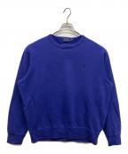 POLO RALPH LAURENポロ・ラルフローレン）の古着「前Vガゼットスウェット」｜ネイビー