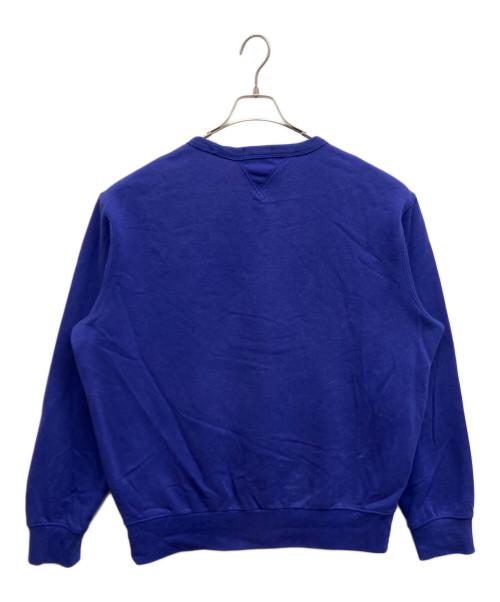 POLO RALPH LAUREN（ポロ・ラルフローレン）POLO RALPH LAUREN (ポロ・ラルフローレン) 前Vガゼットスウェット ネイビー サイズ:Lの古着・服飾アイテム