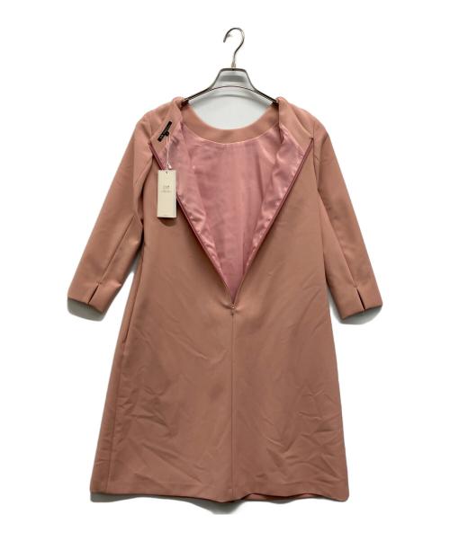 23区（ニジュウサンク）23区 (ニジュウサンク) ダブルクロスツイルワンピース ピンク サイズ:38 未使用品の古着・服飾アイテム