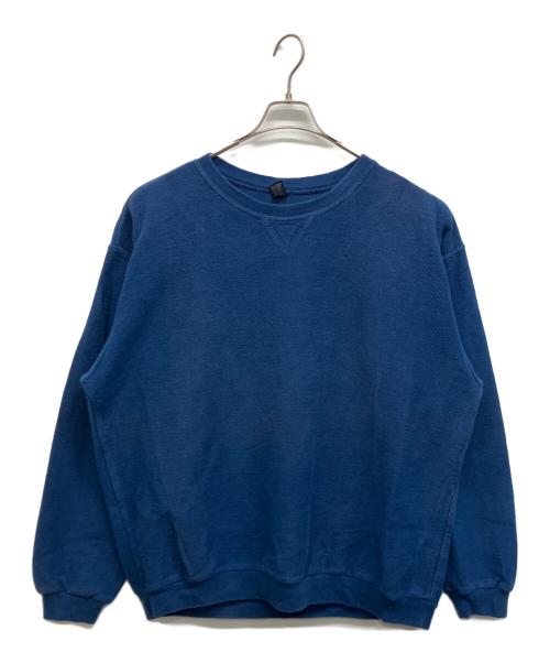 LAND'S END（ランズエンド）LAND'S END (ランズエンド) 鹿の子前Vガゼットスウェット ネイビー サイズ:XLの古着・服飾アイテム