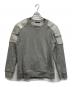 BALMAIN（バルマン）の古着「ショルダー切替バイカースウェット」｜グレー