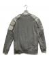 BALMAIN (バルマン) ショルダー切替バイカースウェット グレー サイズ:M：12000円