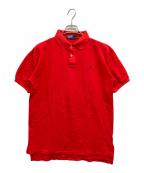 POLO RALPH LAURENポロ・ラルフローレン）の古着「USA製オーバーサイズポロシャツ」｜レッド