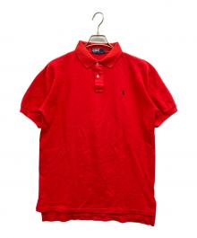 POLO RALPH LAUREN（ポロ・ラルフローレン）の古着「USA製オーバーサイズポロシャツ」｜レッド