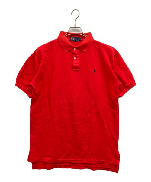 POLO RALPH LAUREN（ポロ・ラルフローレン）POLO RALPH LAUREN (ポロ・ラルフローレン) USA製オーバーサイズポロシャツ レッド サイズ:Mの古着・服飾アイテム