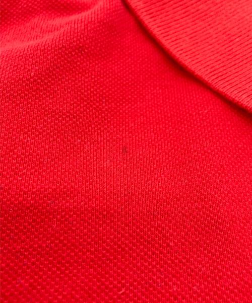 POLO RALPH LAUREN（ポロ・ラルフローレン）POLO RALPH LAUREN (ポロ・ラルフローレン) USA製オーバーサイズポロシャツ レッド サイズ:Mの古着・服飾アイテム