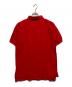 POLO RALPH LAUREN (ポロ・ラルフローレン) USA製オーバーサイズポロシャツ レッド サイズ:M：4000円
