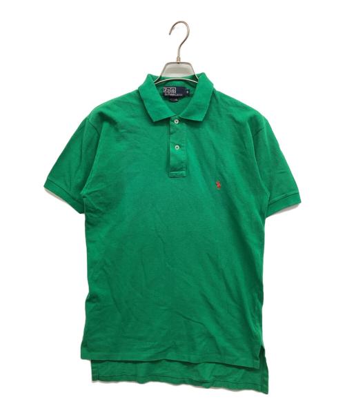 POLO RALPH LAUREN（ポロ・ラルフローレン）POLO RALPH LAUREN (ポロ・ラルフローレン) USA製オーバーサイズポロシャツ グリーン サイズ:Sの古着・服飾アイテム