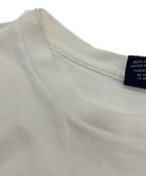 stussy（ステューシー）stussy (ステューシー) ロゴプリントTシャツ ホワイト サイズ:Mの古着・服飾アイテム