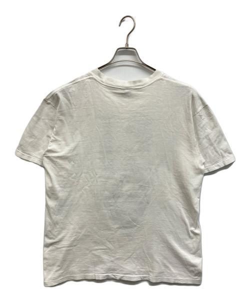 stussy（ステューシー）stussy (ステューシー) STUSSY　ステューシー　80'sオールドロゴプリントTシャツ ホワイト サイズ:Lの古着・服飾アイテム