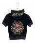 Ed Hardy (エド ハーディー) パイルジップパーカー ブラック サイズ:L：5000円