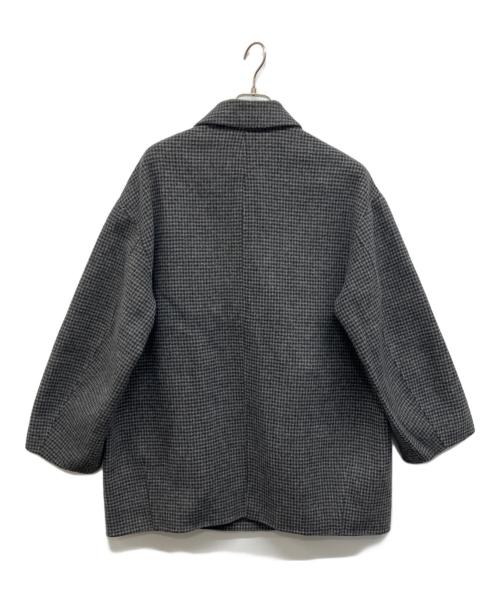 SLOBE IENA（スローブ イエナ）SLOBE IENA (スローブ イエナ) souple wool ダブルフェイスミドルコート グレー サイズ:Freeの古着・服飾アイテム