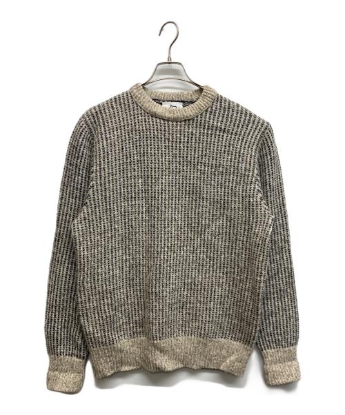 WOOLRICH（ウールリッチ）WOOLRICH (ウールリッチ) バーズアイニット グレー サイズ:Lの古着・服飾アイテム