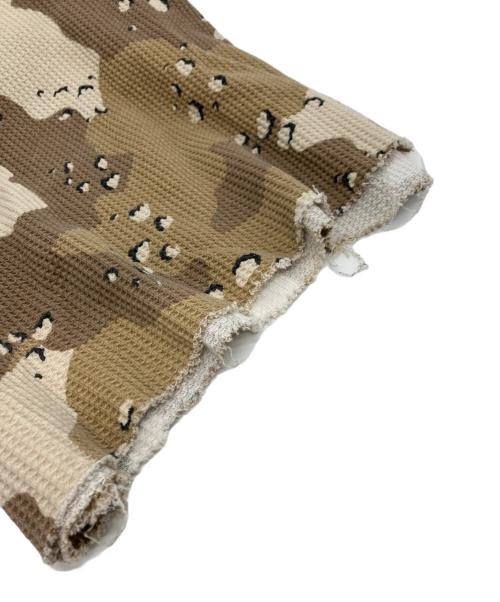 stussy（ステューシー）stussy (ステューシー) STUSSY　ステューシー　Raglan Thermal Desert Camo ブラウン サイズ:Sの古着・服飾アイテム