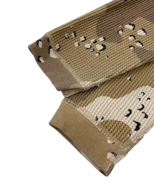 stussy（ステューシー）stussy (ステューシー) STUSSY　ステューシー　Raglan Thermal Desert Camo ブラウン サイズ:Sの古着・服飾アイテム