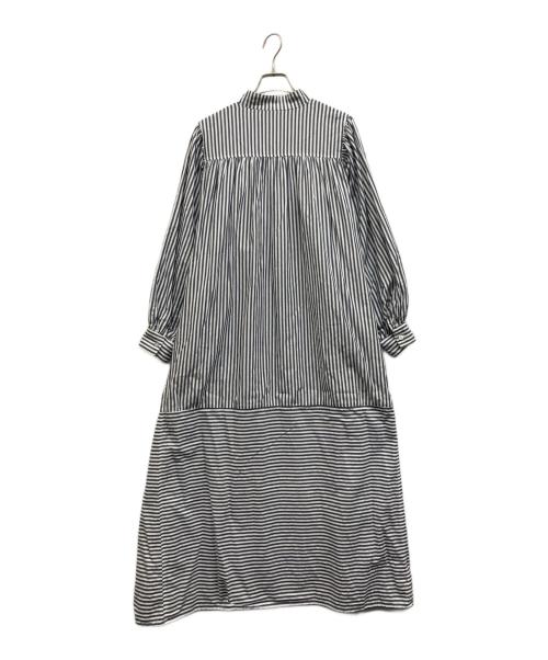 AKTE（アクテ）AKTE (アクテ) ボリュームロングシャツワンピース ネイビー サイズ:Freeの古着・服飾アイテム