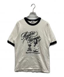 Hysteric Glamour（ヒステリックグラマー）の古着「リンガーTシャツ」｜ホワイト