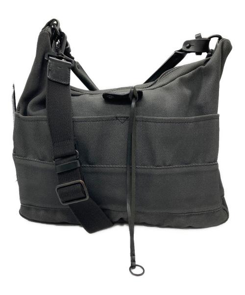hobo（ホボ）hobo (ホボ) Paraffin Coated Cotton Herringbone 2Way Shoulder Bag グレーの古着・服飾アイテム