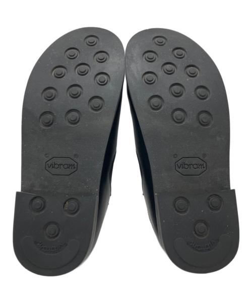 molle shoes（モールシューズ）molle shoes (モールシューズ) 撥水 カウレザー ショート サイドゴア シューズ ブラック サイズ:28㎝の古着・服飾アイテム