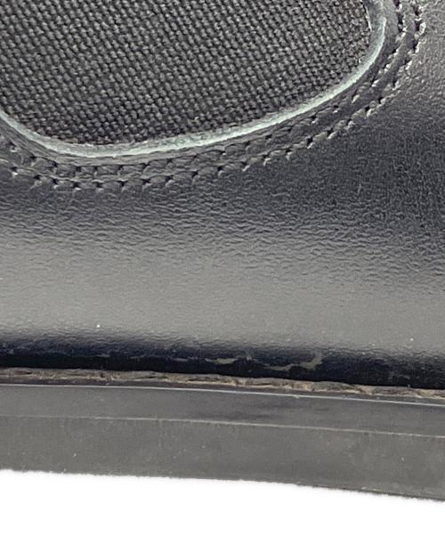 molle shoes（モールシューズ）molle shoes (モールシューズ) 撥水 カウレザー ショート サイドゴア シューズ ブラック サイズ:28㎝の古着・服飾アイテム