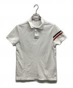 MONCLERモンクレール）の古着「MAGLIA POLO」｜ホワイト