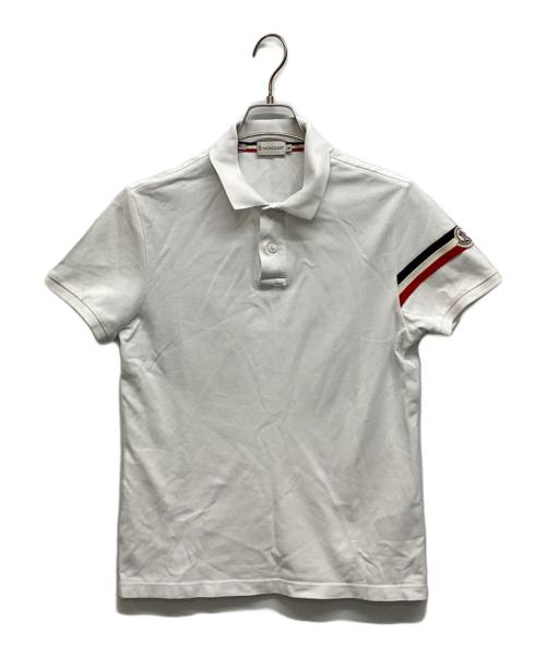 MONCLER（モンクレール）MONCLER (モンクレール) MAGLIA POLO ホワイト サイズ:Mの古着・服飾アイテム