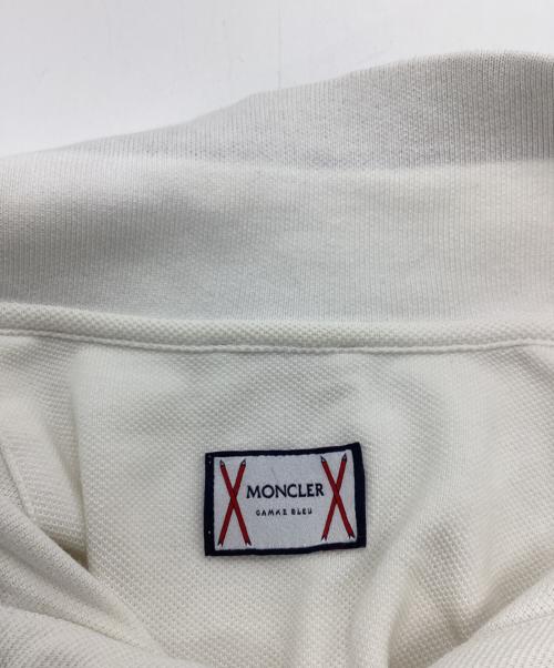 MONCLER GAMME BLEU（モンクレール ガム ブルー）MONCLER GAMME BLEU (モンクレール ガム ブルー) MAGLIA POLO ホワイト サイズ:Sの古着・服飾アイテム