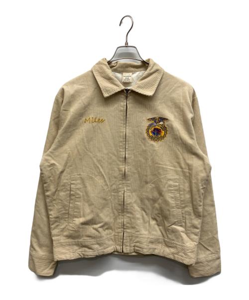 ALCARZA（アルカライザ）ALCARZA (アルカライザ) コーデュロイジャケット ホワイト サイズ:Lの古着・服飾アイテム