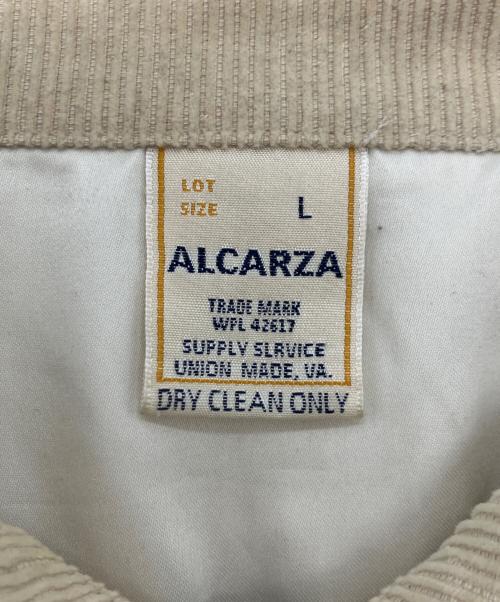 ALCARZA（アルカライザ）ALCARZA (アルカライザ) コーデュロイジャケット ホワイト サイズ:Lの古着・服飾アイテム