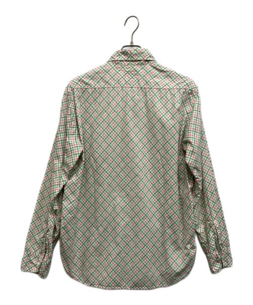 POST O'ALLS（ポストオーバーオールズ）POST O'ALLS (ポストオーバーオールズ) シャツ グリーン サイズ:Lの古着・服飾アイテム