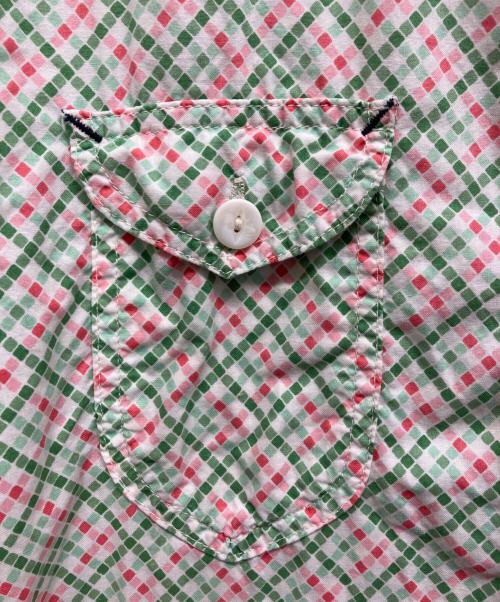 POST O'ALLS（ポストオーバーオールズ）POST O'ALLS (ポストオーバーオールズ) シャツ グリーン サイズ:Lの古着・服飾アイテム