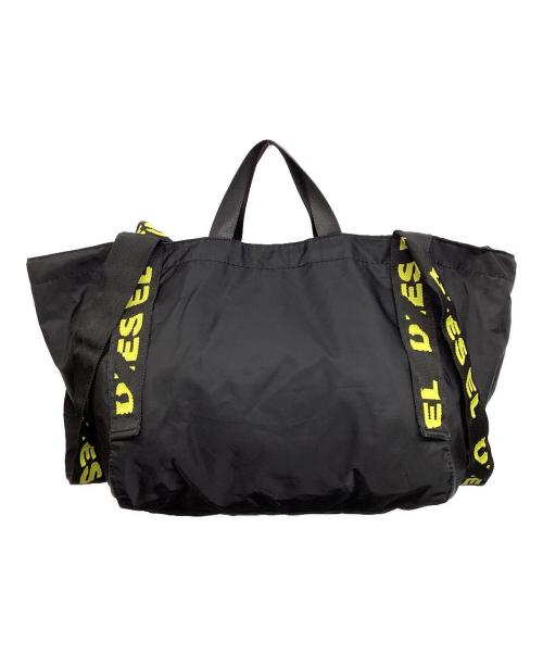 DIESEL（ディーゼル）DIESEL (ディーゼル) 3WAYナイロントートバッグ ブラックの古着・服飾アイテム